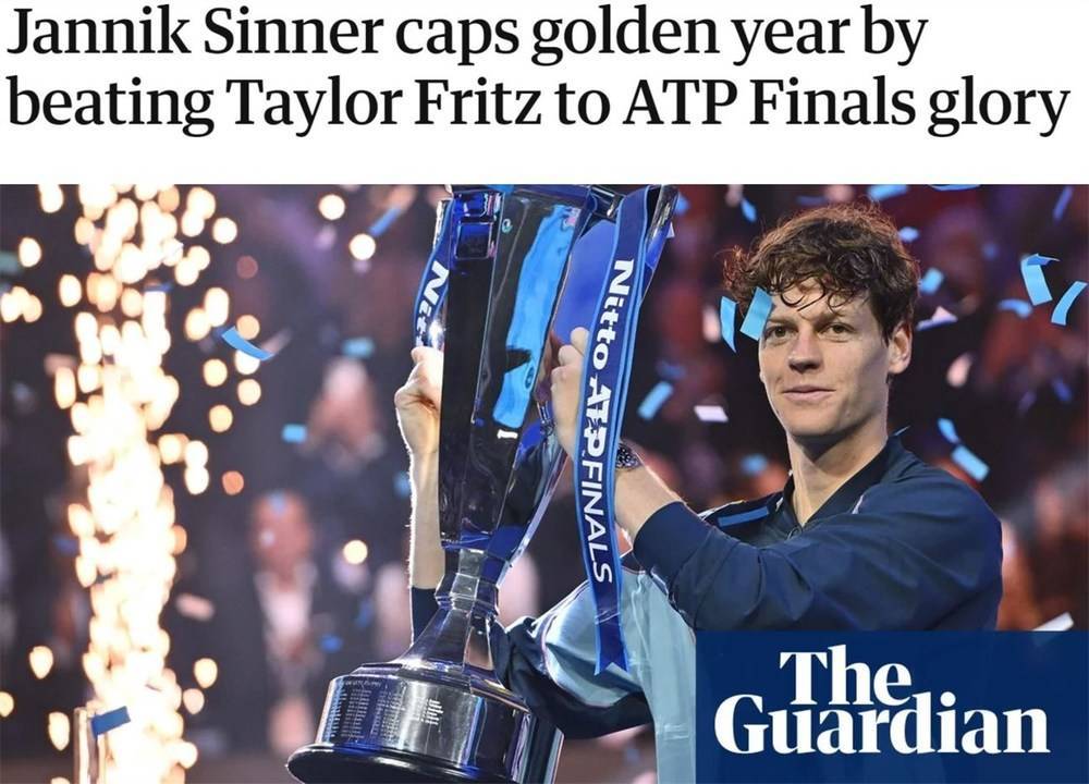 年终总决赛碾压澳网,辛纳惊艳四座 年终总决赛碾压澳网,辛纳惊艳四座